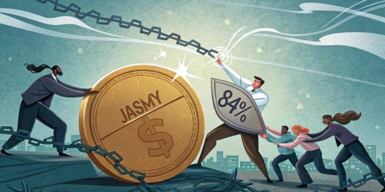JASMY به 84% نگاه میکند – اما این گروه میتواند مانع از آن شود.